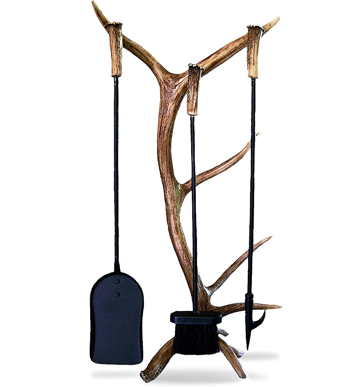 Unique Antler Fireplace Tool Set