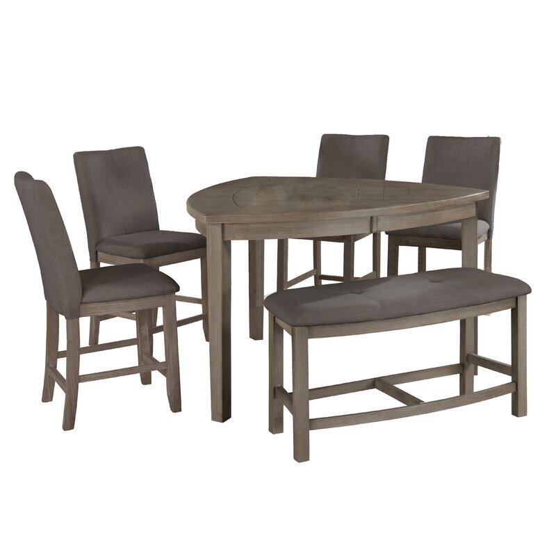 Unique High Top Kitchen Table With Bench