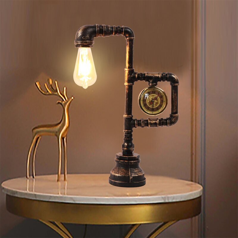 Unique Novelty Wrought Iron Table Lamp