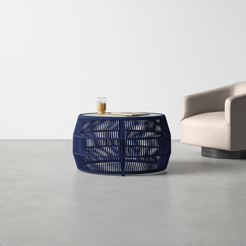 Unique Woven Round Coffee Table Base
