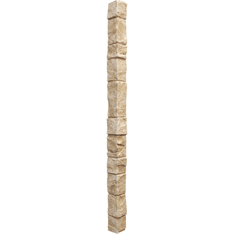 Universal Outside Faux Stone Corner 3" x 48" Urethane Wall Paneling