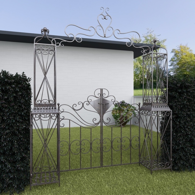 Vereen Iron Arbor with Gates