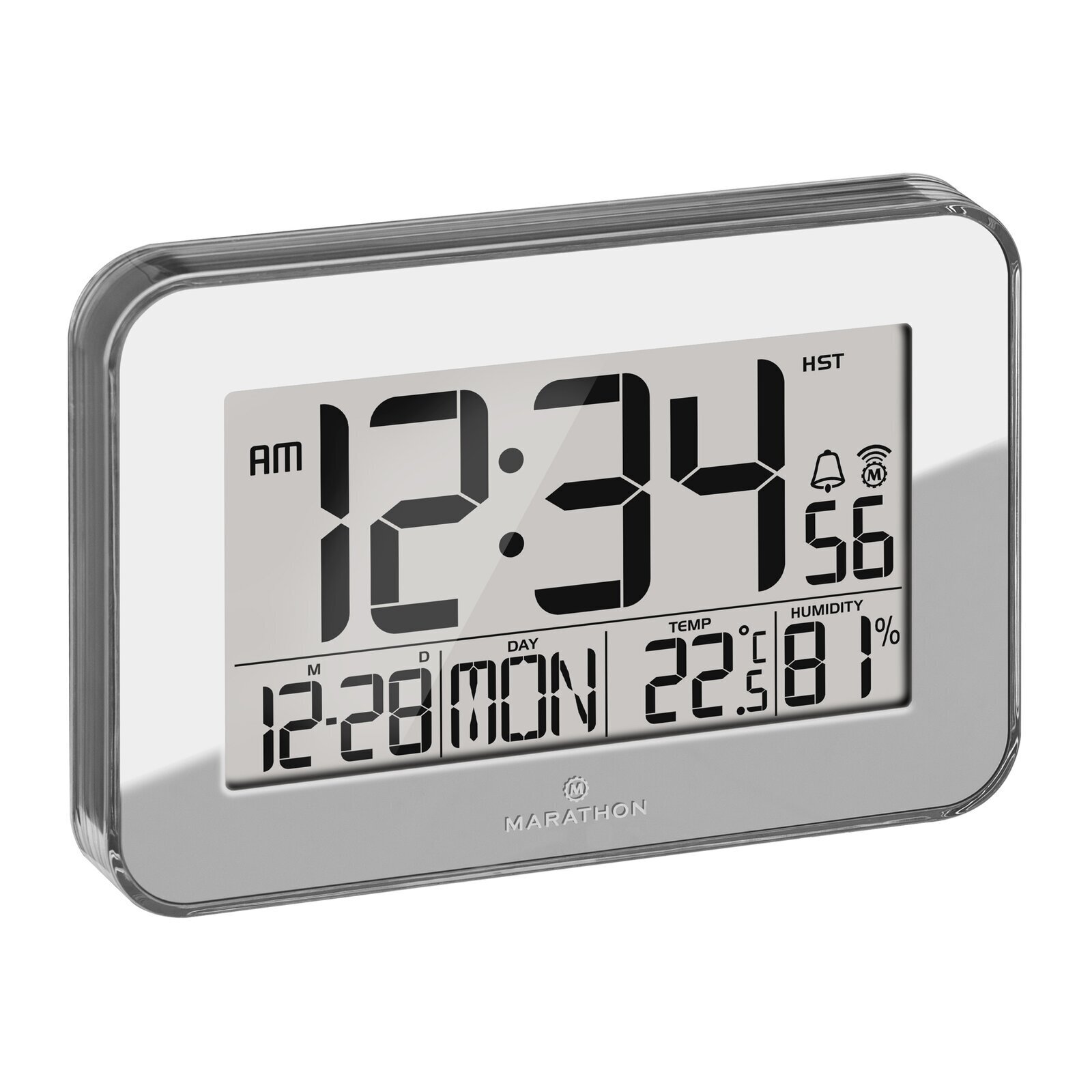 Versatile modern digital wall clock 