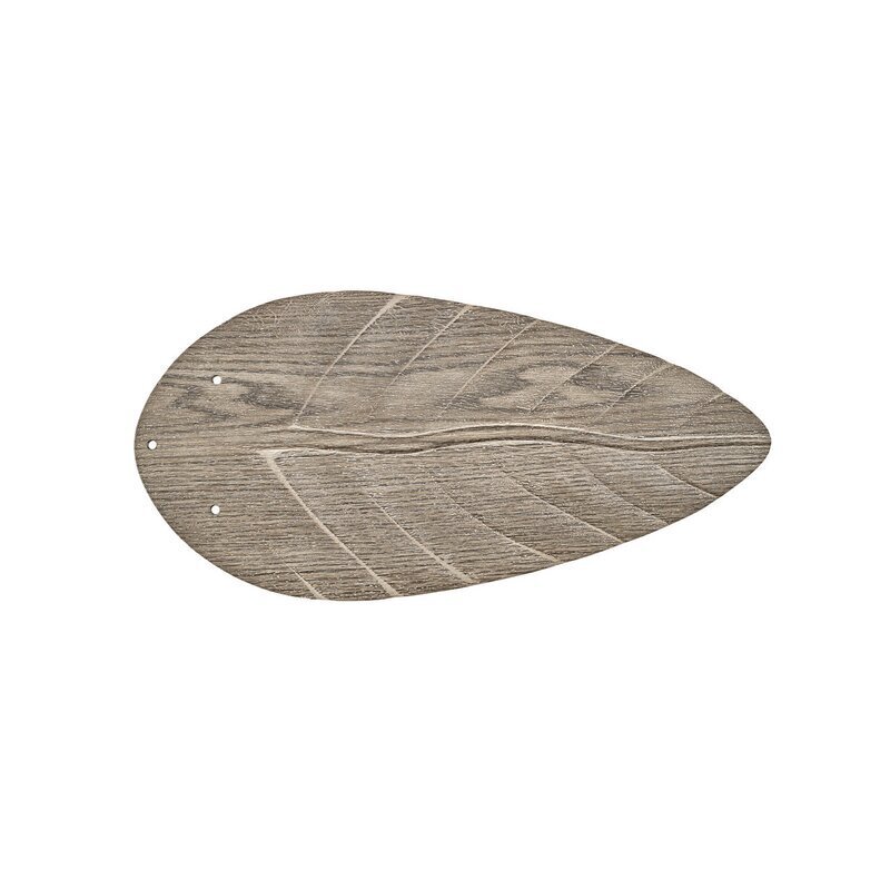 Versatile Tapered Plastic Blades in Wood Finish