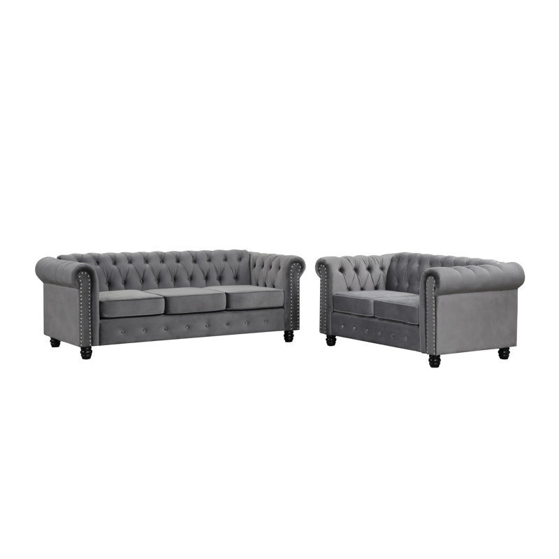 Victorian Inspired Elegant Sofa Set