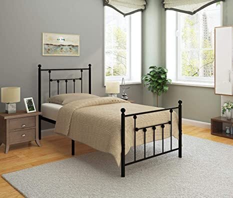 Victorian Iron Twin Headboard Bed