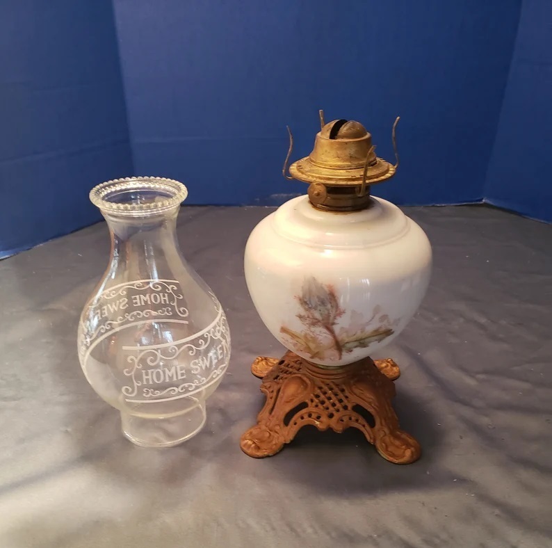 Vintage Ceramic Oil Lamp