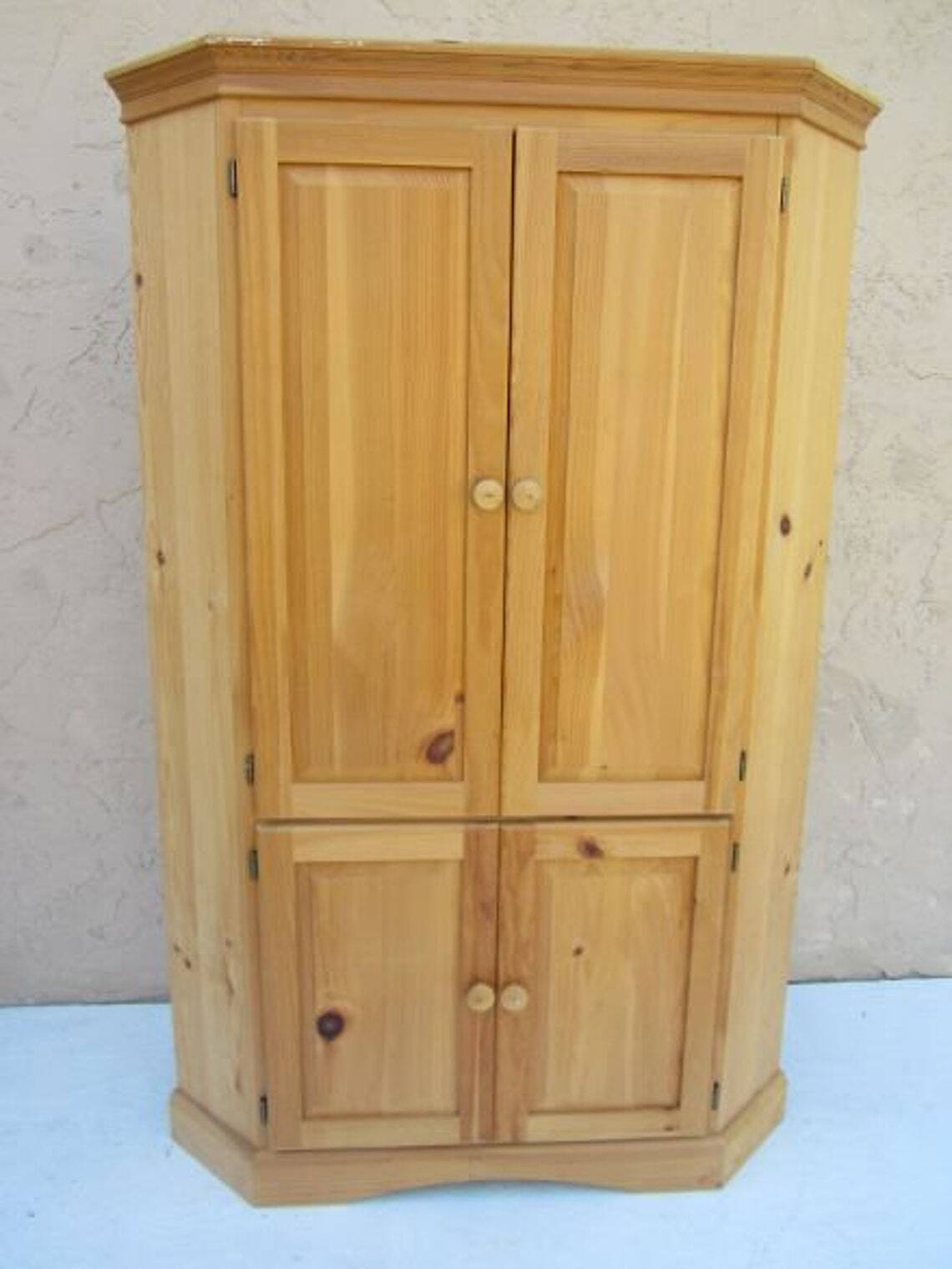 Vintage Corner Armoire