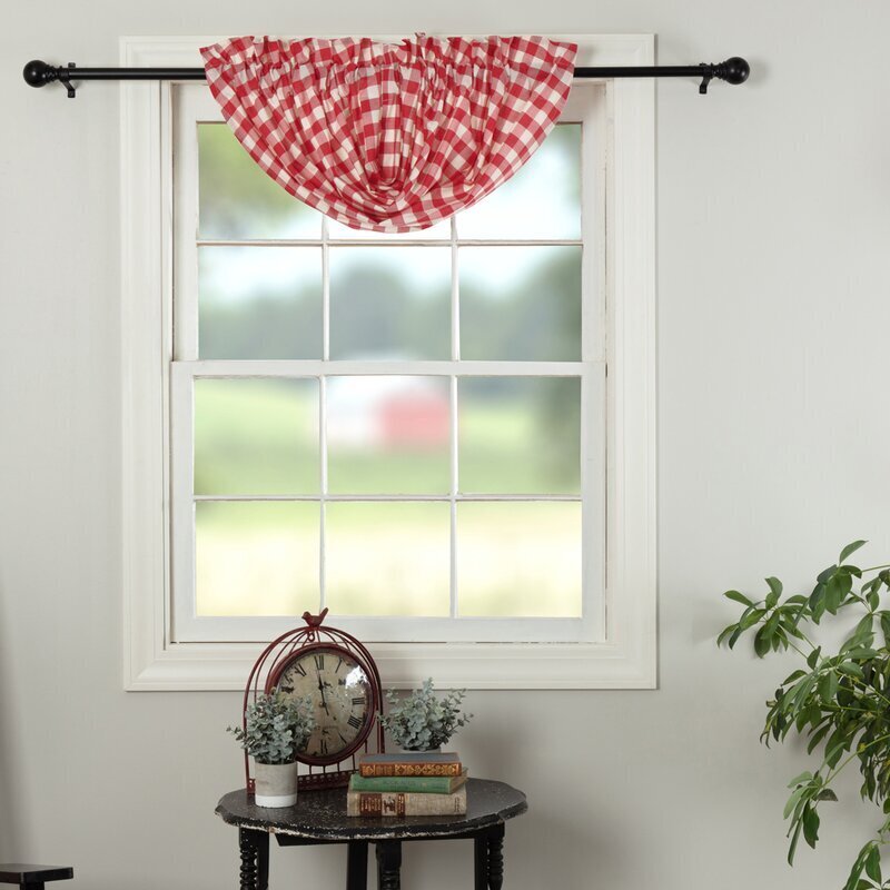 Vintage Country Balloon Valance Curtains 