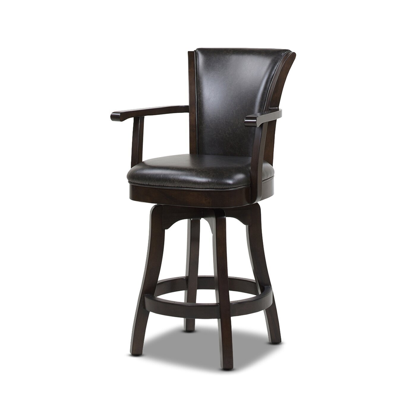Vintage Farmhouse Style Tall Captains Bar Chair