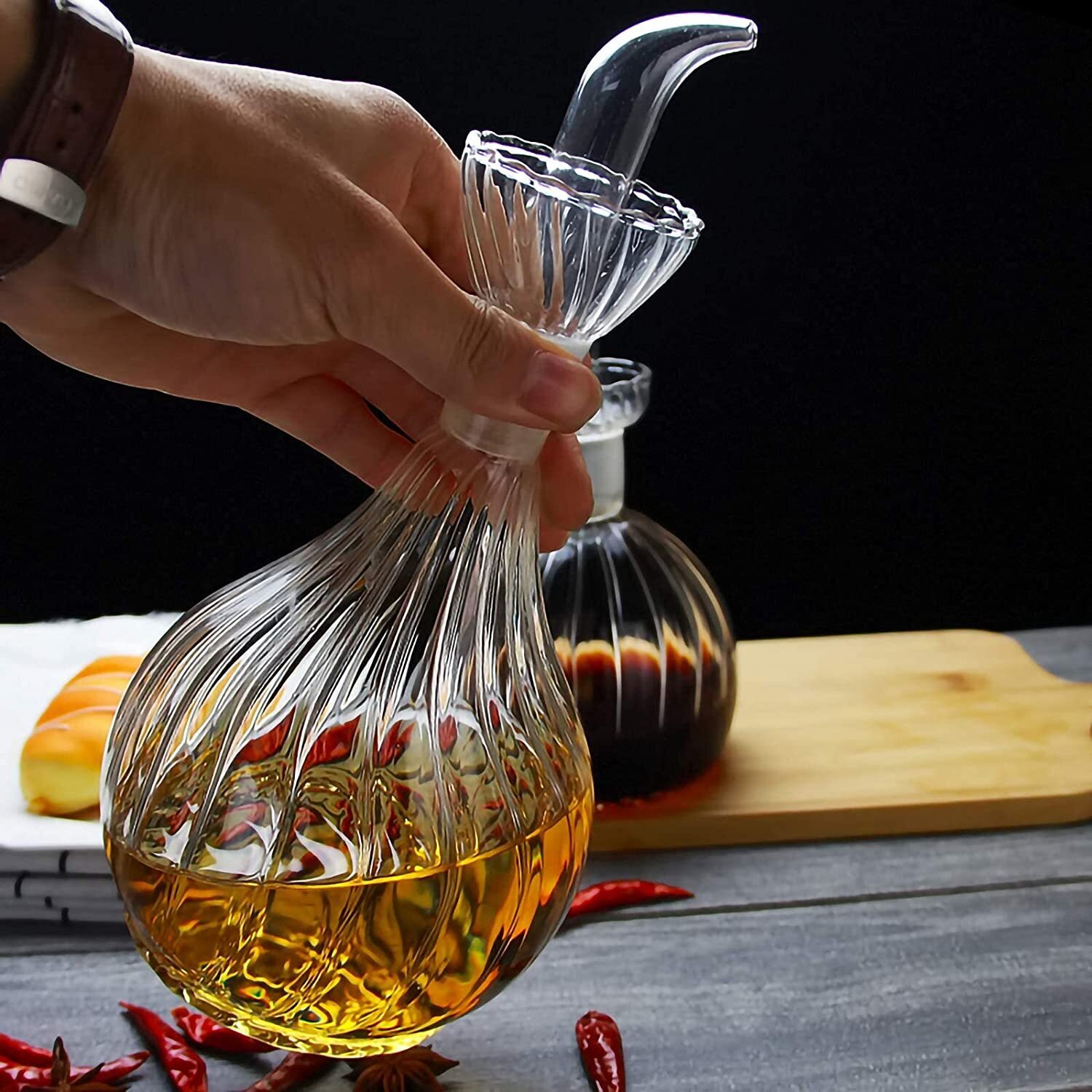 Vintage Oil And Vinegar Bottles