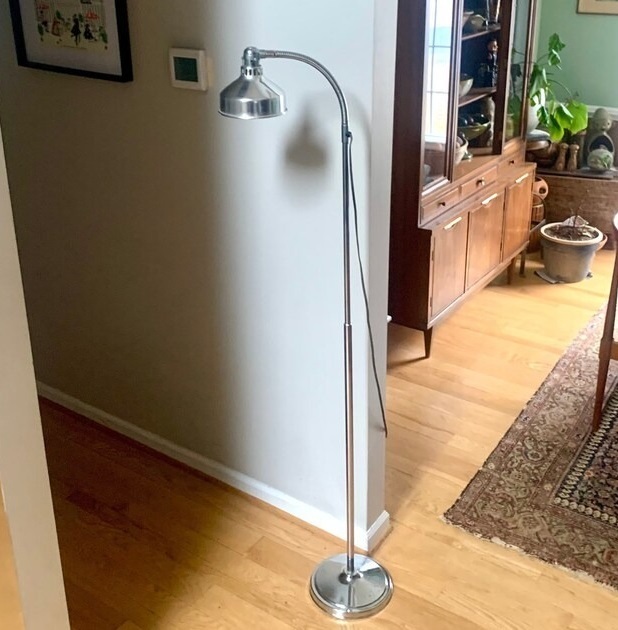 Vintage Gooseneck Floor Lamp