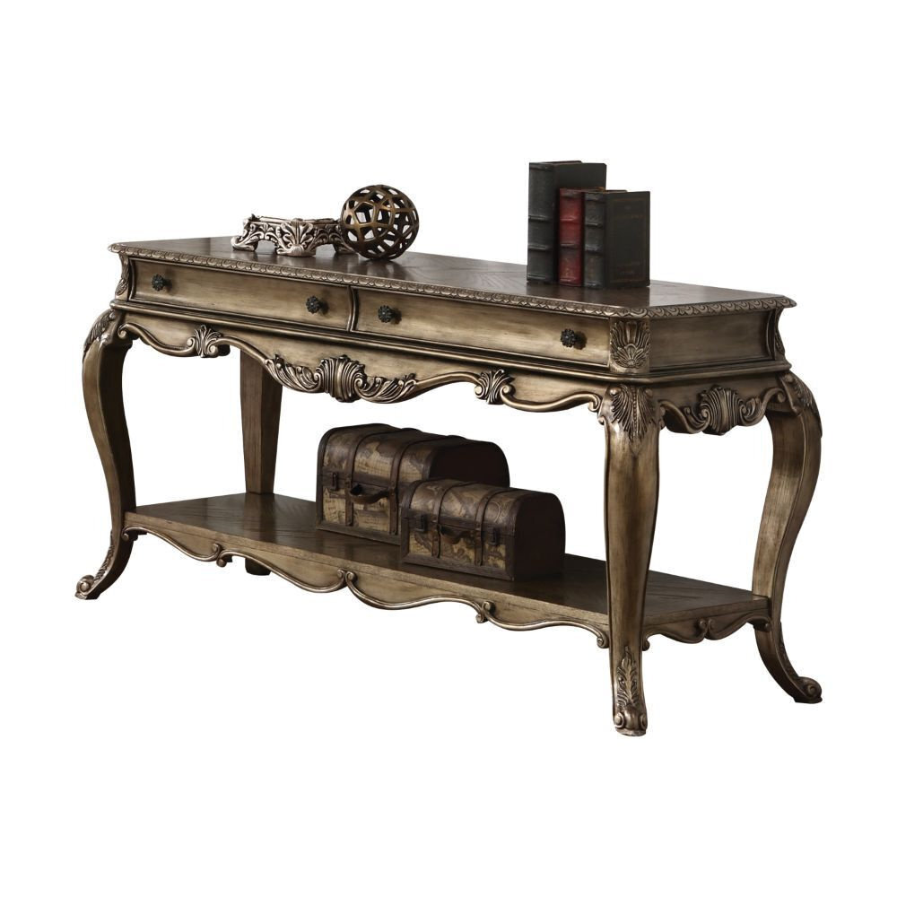 Vintage Oak Queen Anee Sofa Table