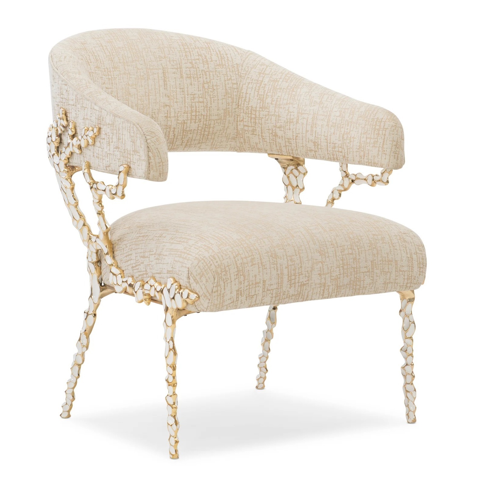 Vintage Style Barrel Back Chair