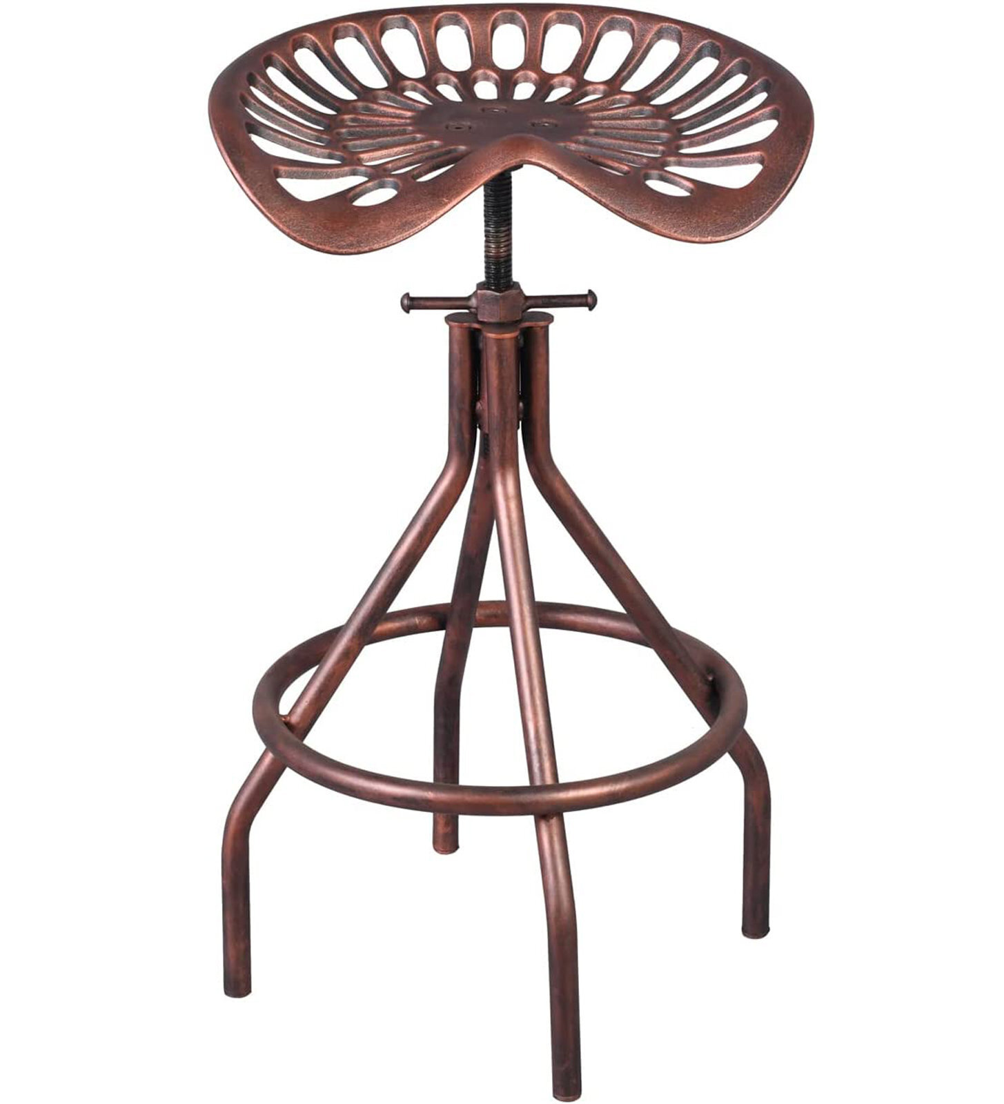 Vintage Style Copper Catalpa Bar Stools