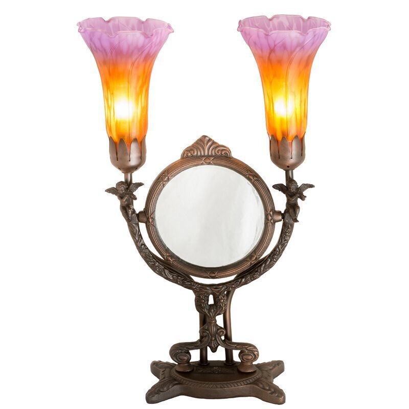 Vintage Style Torchiere Table Lamp