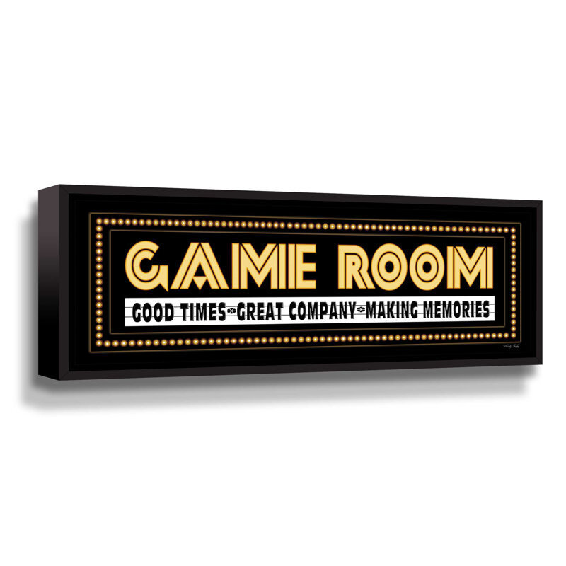 Vintage Textural Game Room Wall Art