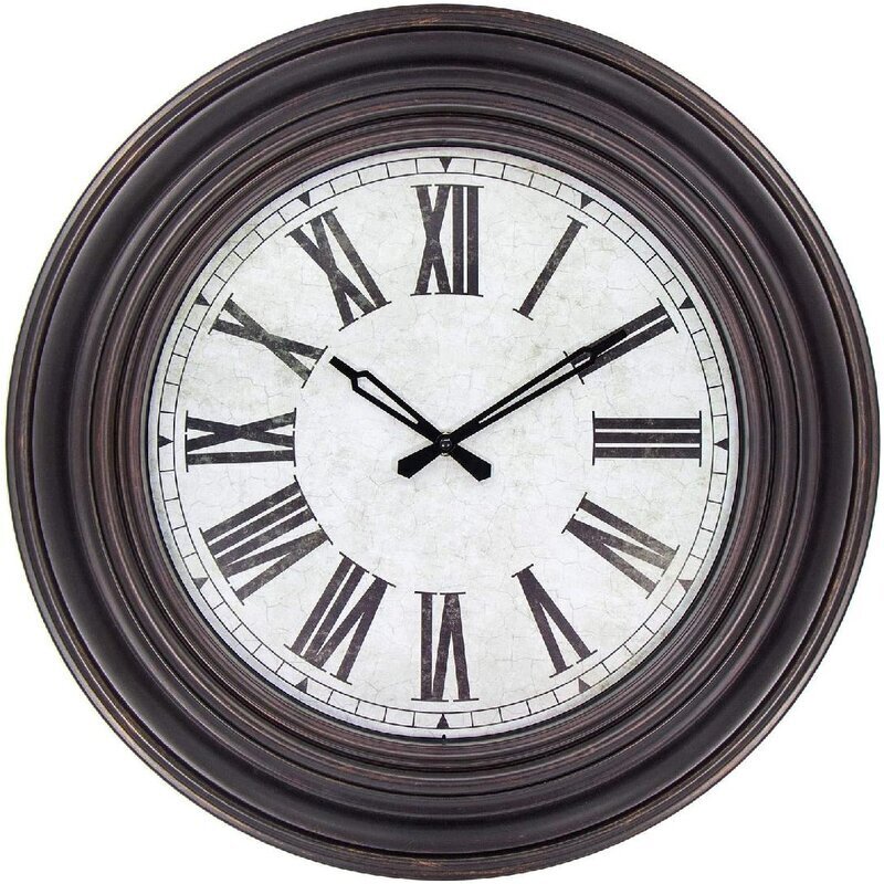 Wall clock glow in the dark