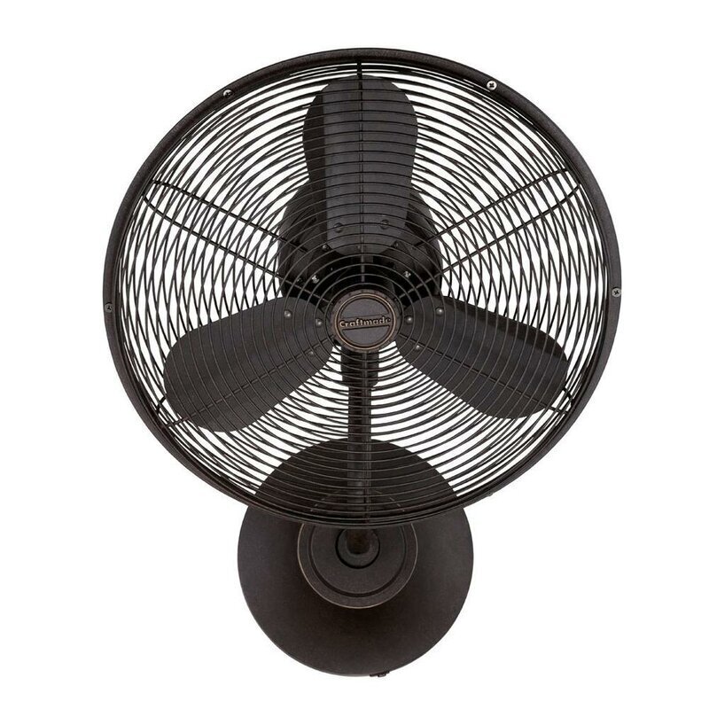 Wall Mounted Antique Oscillating Fan