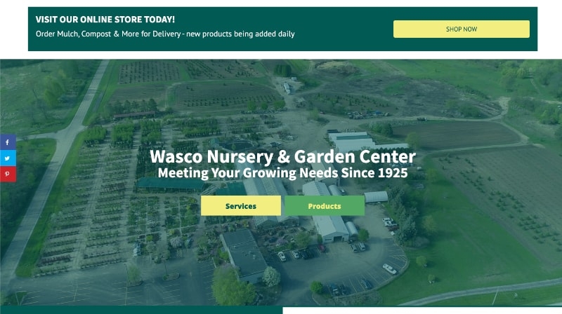 wasco nursery garden center