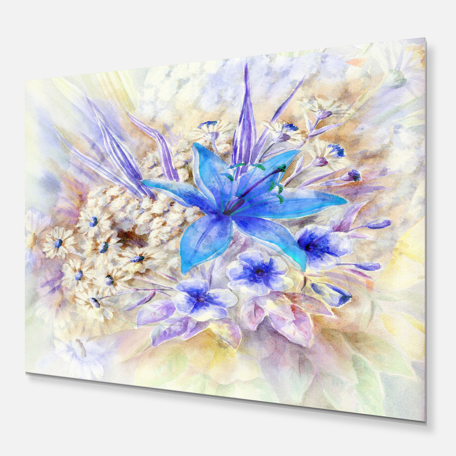 Watercolor Metal Wall Art