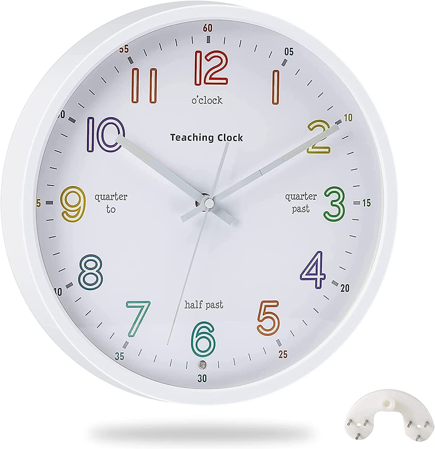 Waterproof glow in the dark wall clock