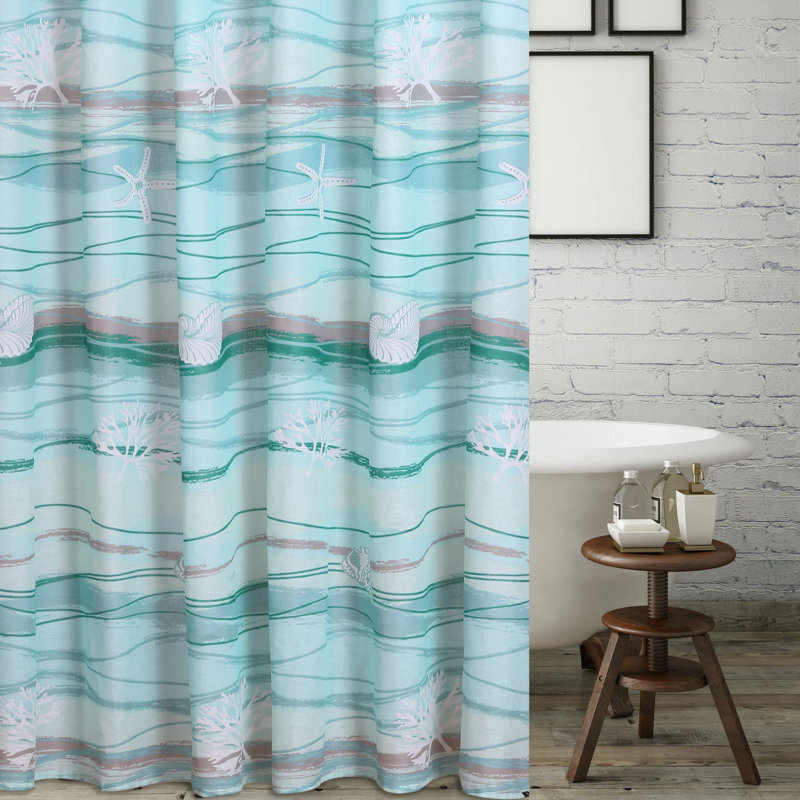 Wavy Shower Curtain