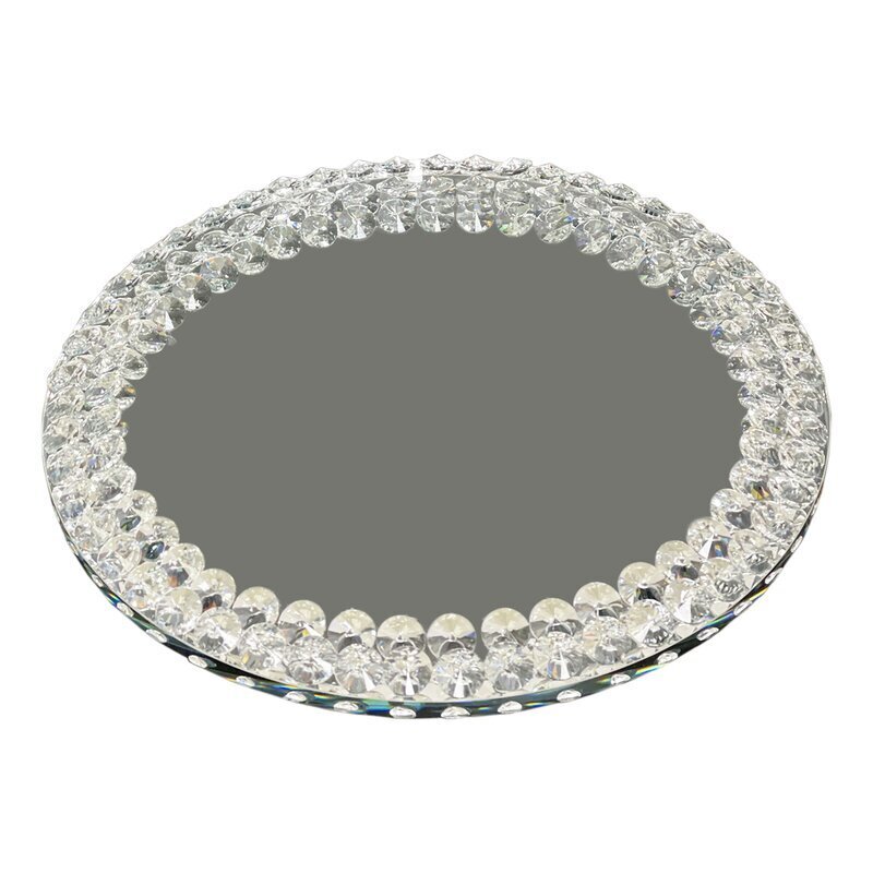 Wedding Cake Lazy Susan Glass Turntable