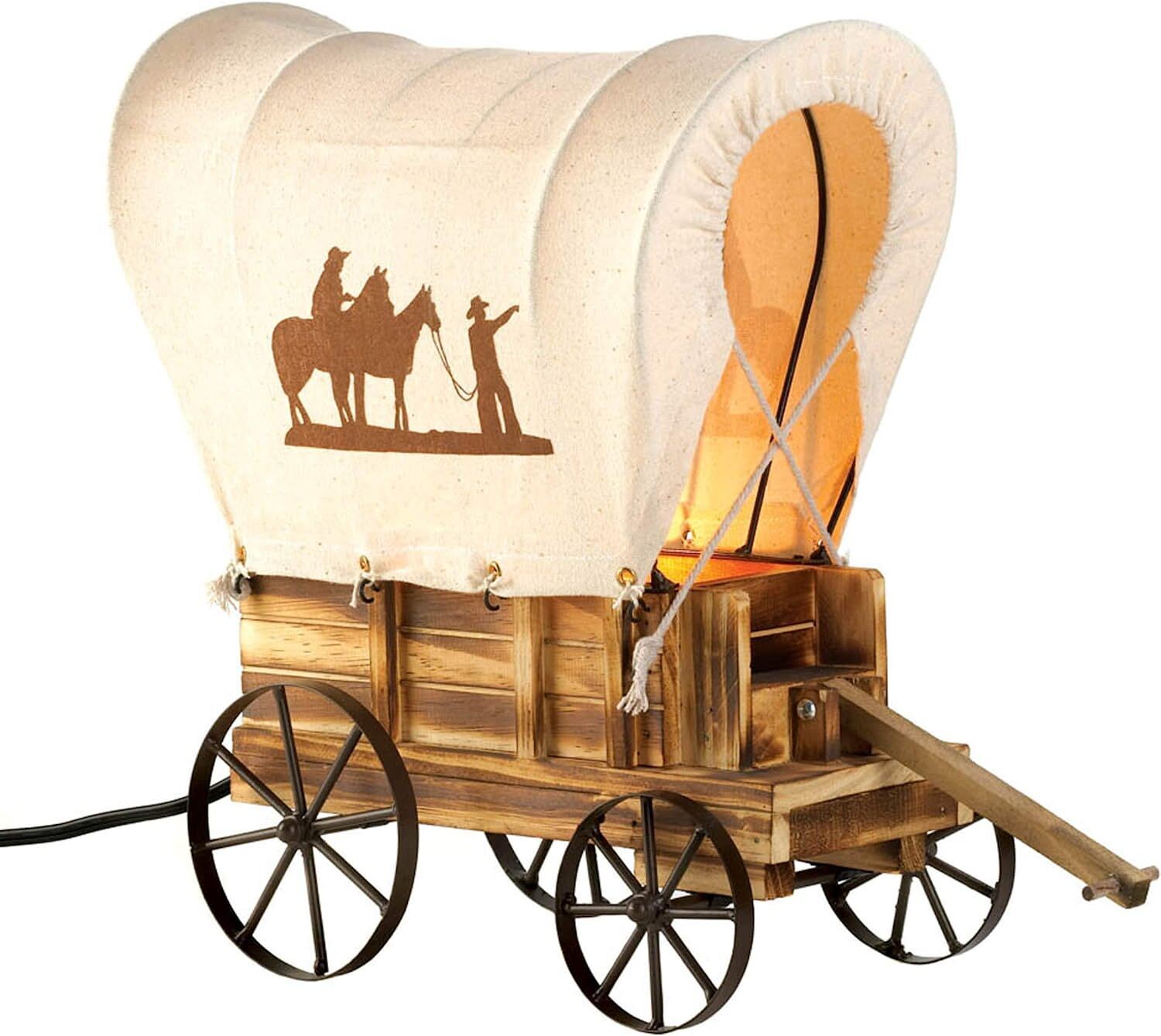 Covered Wagon Lamp