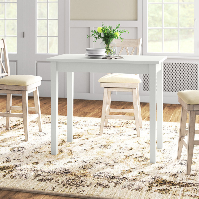 White Counter Height Table