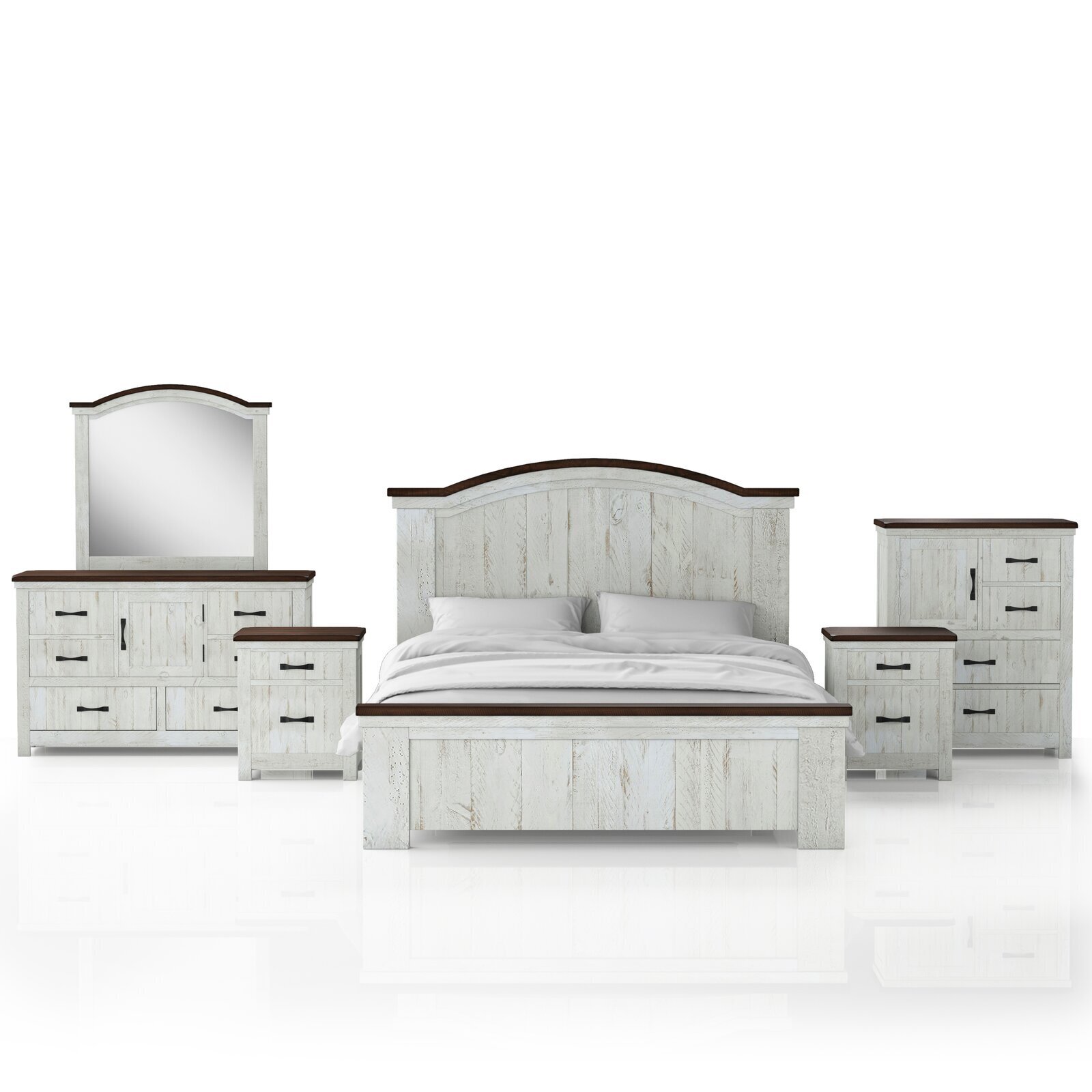 White Country Farmhouse Style Set 