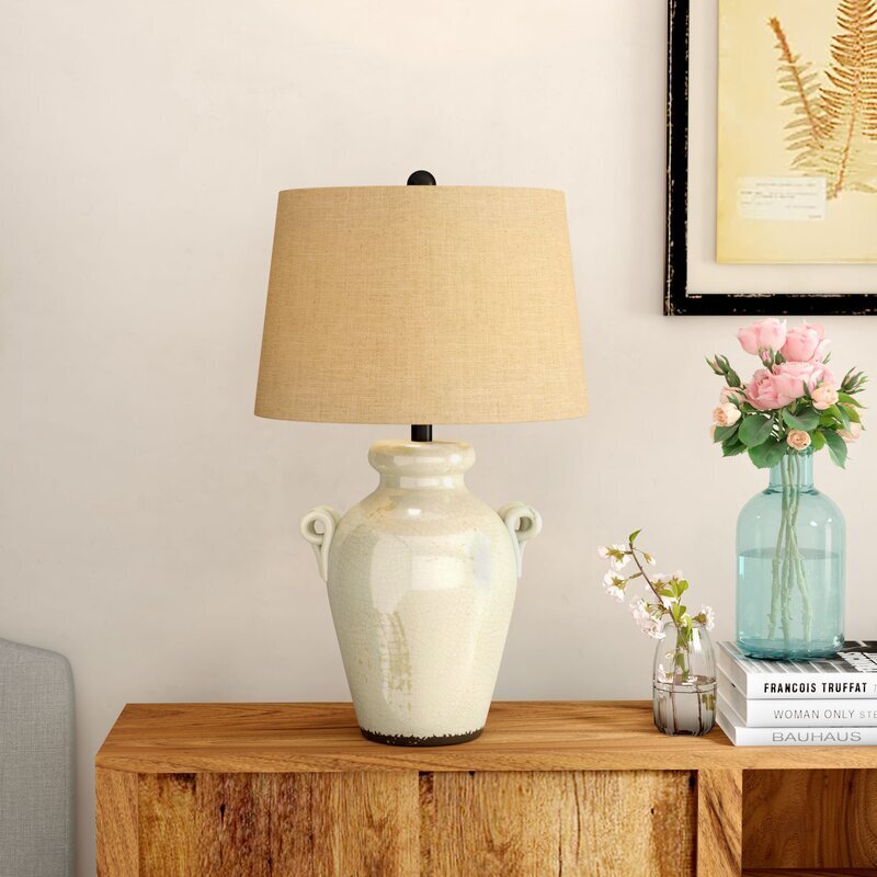 White Rustic Lamp