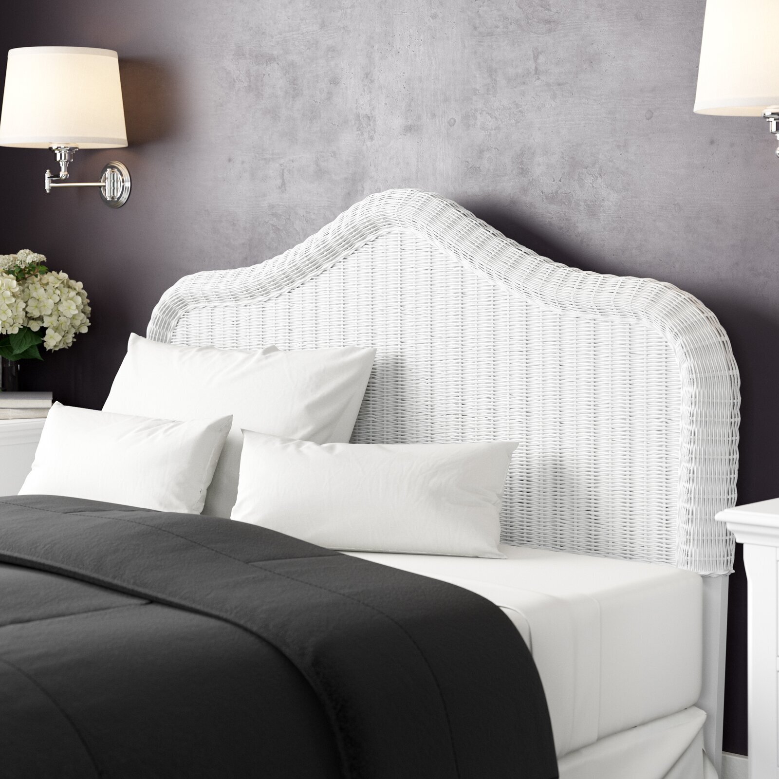 Wicker King Size Headboard