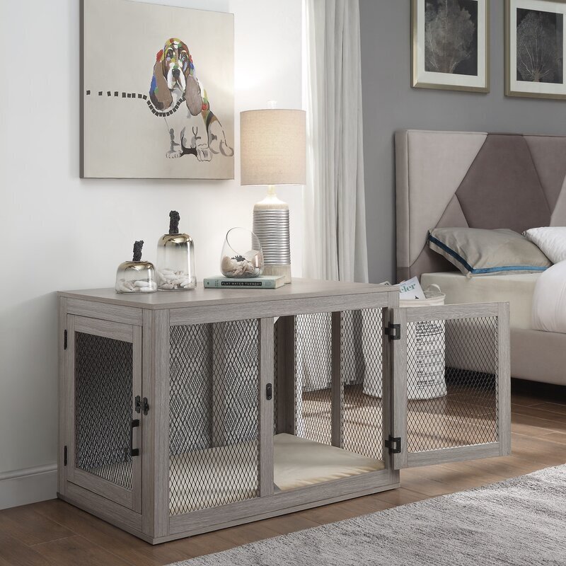 Wide Dog Cage Table Top