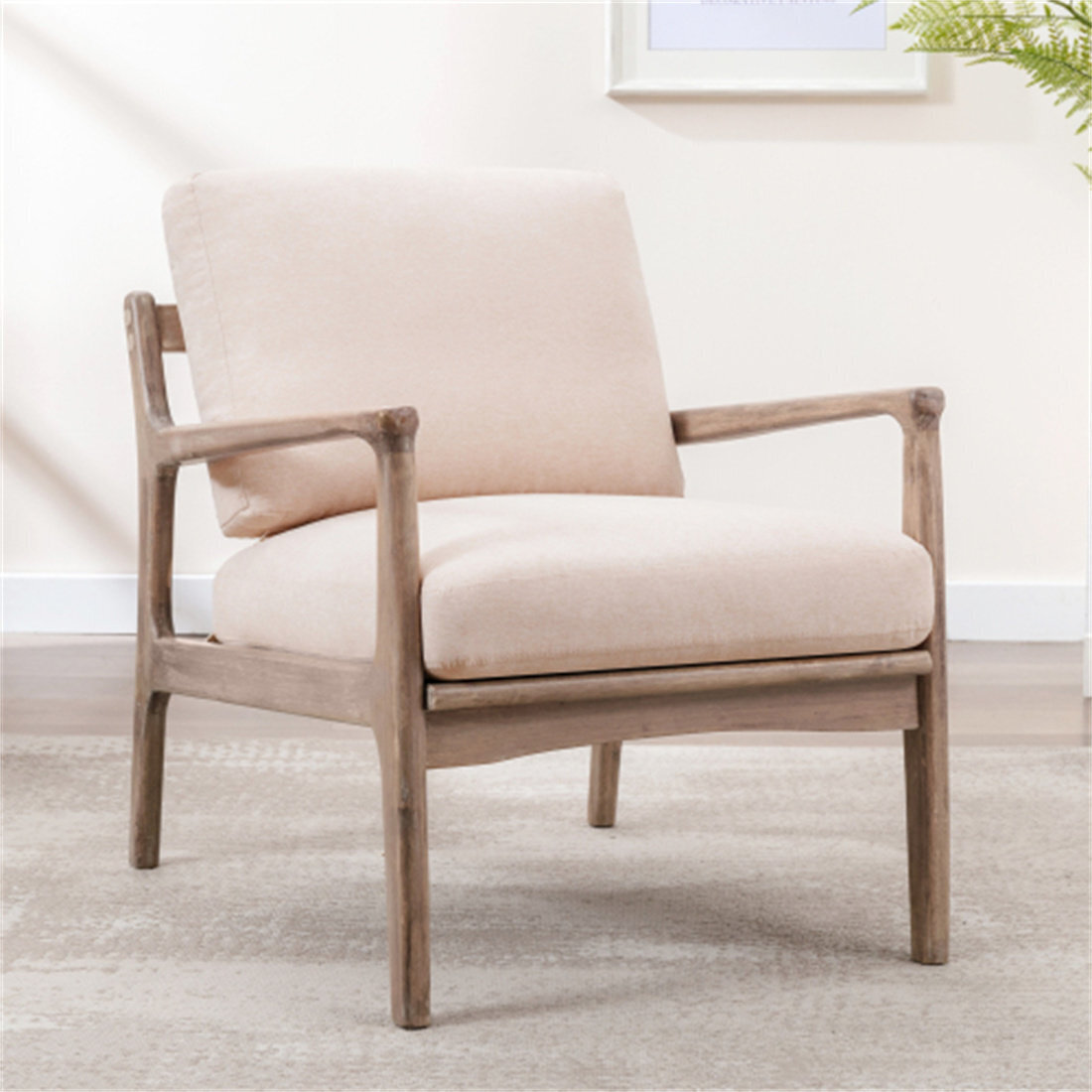 Wide Scandanavian Armchair