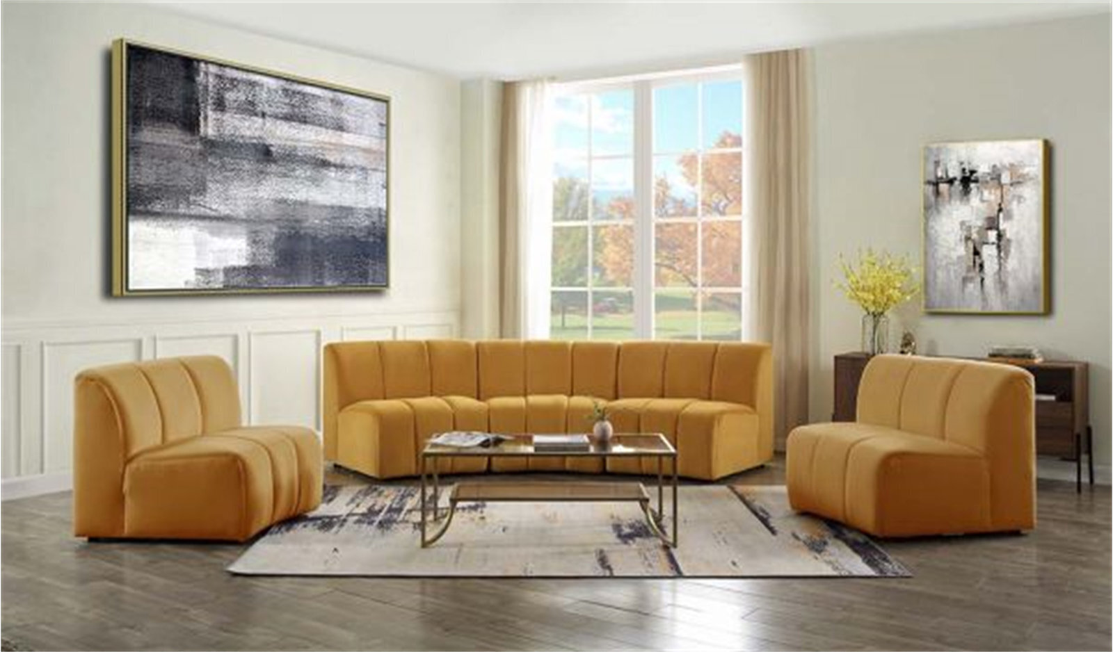 Wide Symmetrical Seating Component