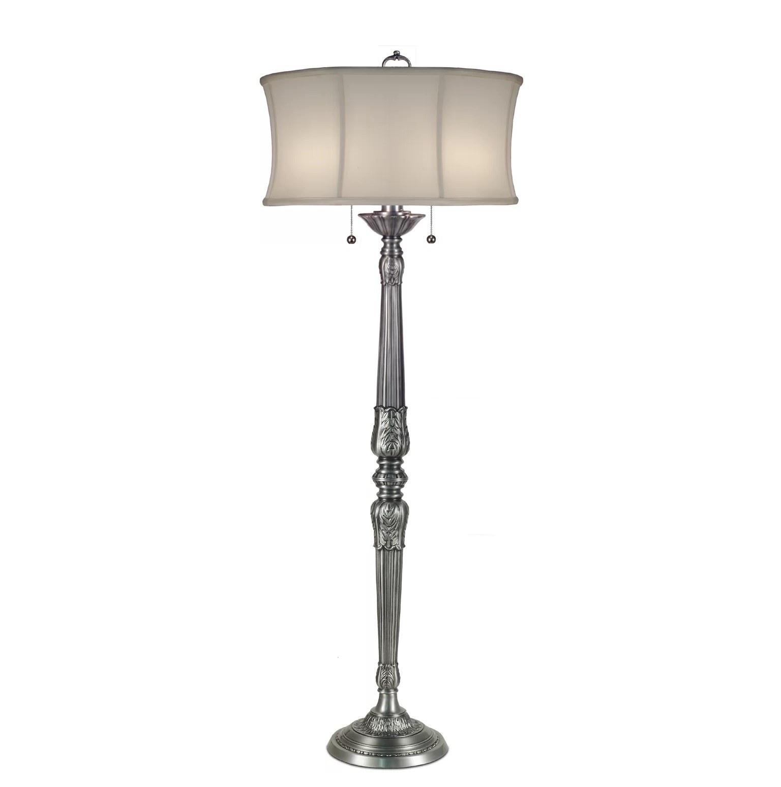 Wide Vintage Stiffel Floor Lamp