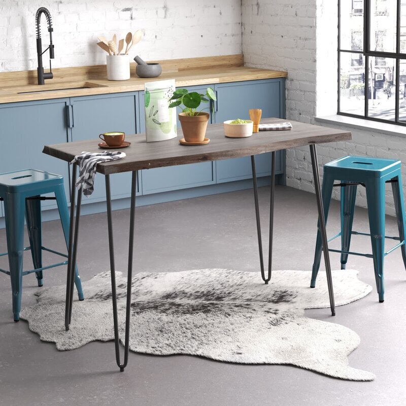 Wide Wrought Iron Dining Table