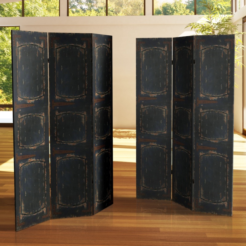 Wimer 47.25'' W x 72'' H 3 - Panel Folding Room Divider
