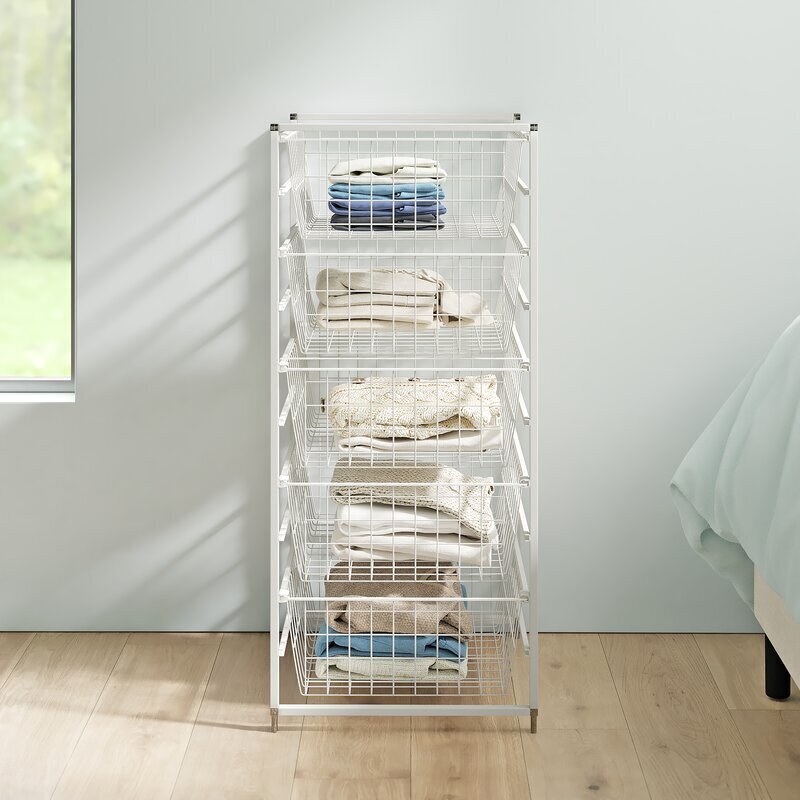 Wire Basket Storage Tower