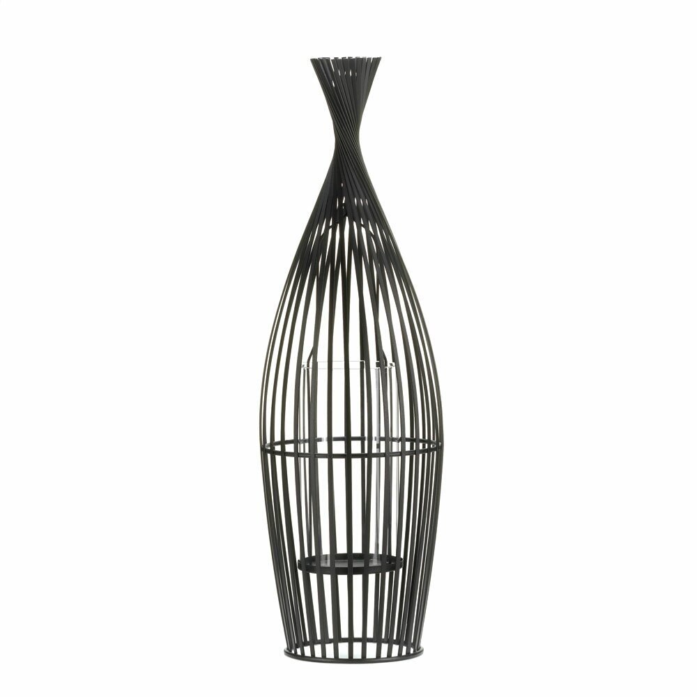 Wire Metal Hurricane Candle Holder
