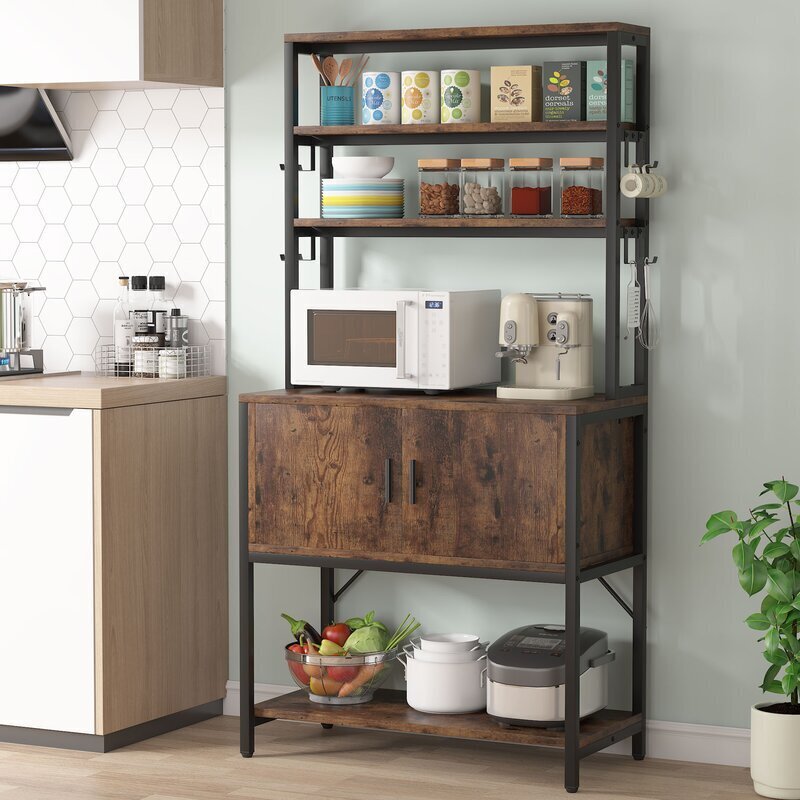 Wood and Metal Rack