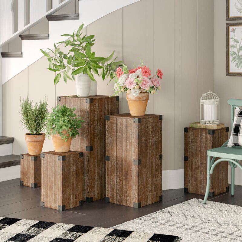 Wood Crate Stand