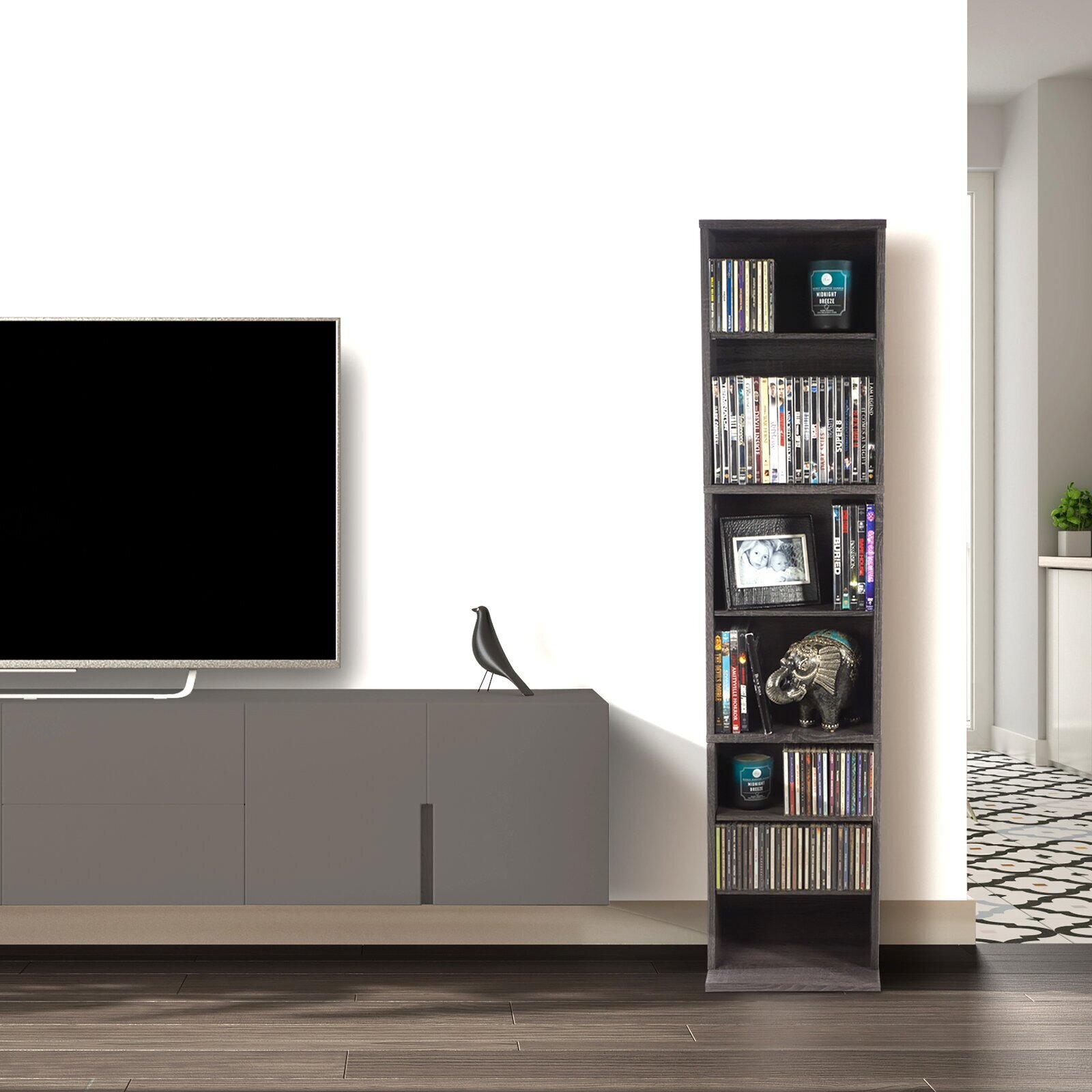 Wood DVD Shelf