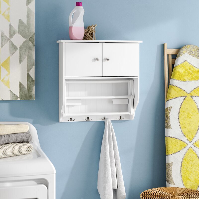 Wood Fold Down Drying Rack