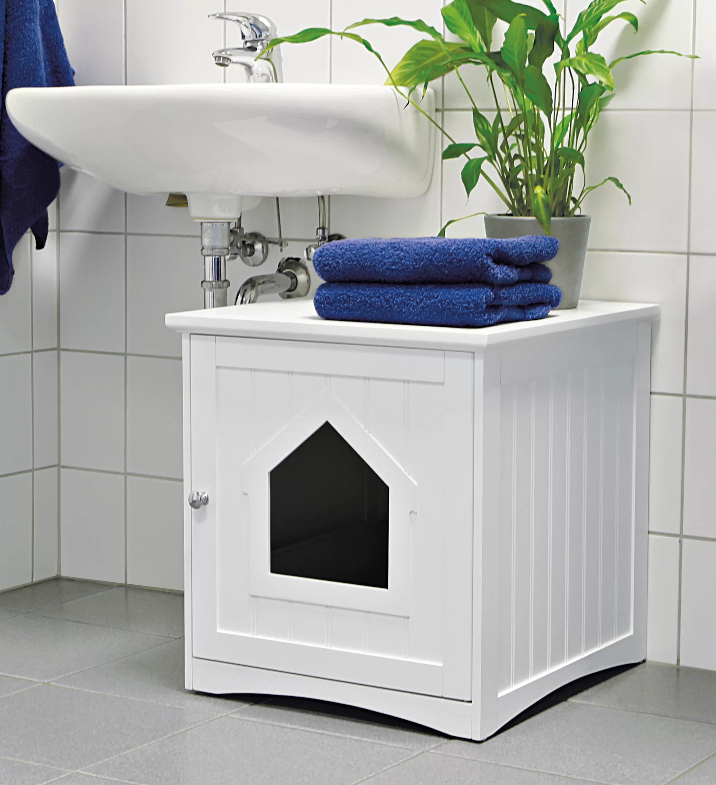 Wooden Cat Litter Box