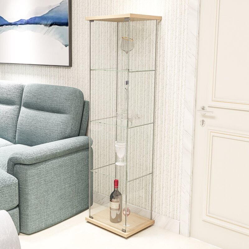 Wine Glass Display Case