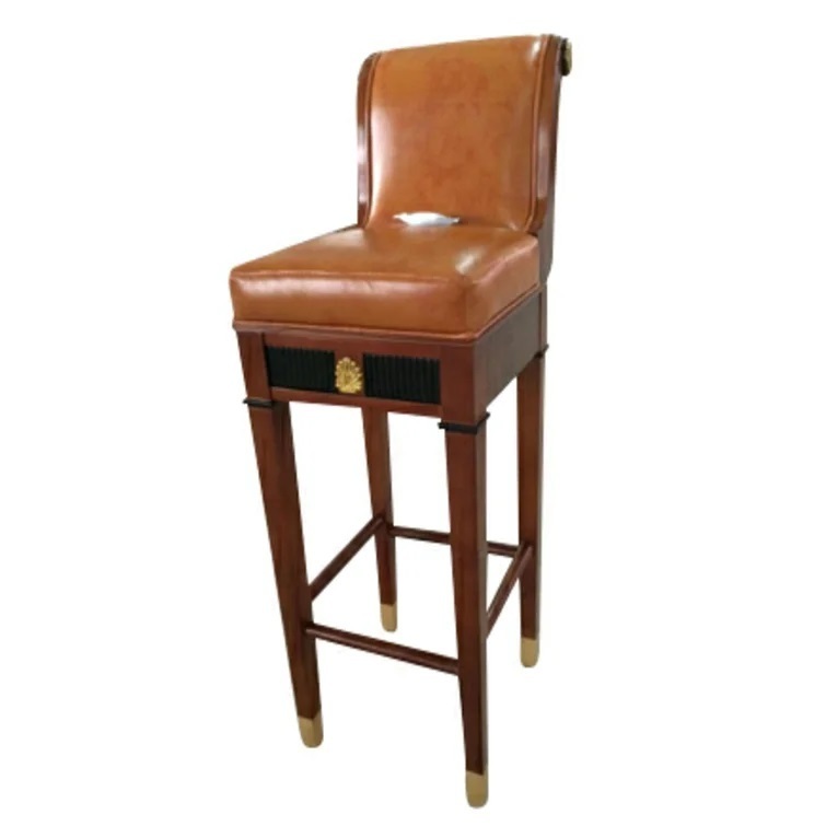 Wooden Vintage Art Deco Bar Stool