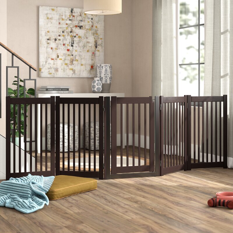Wooden Walk Through Indoor Dog Gate