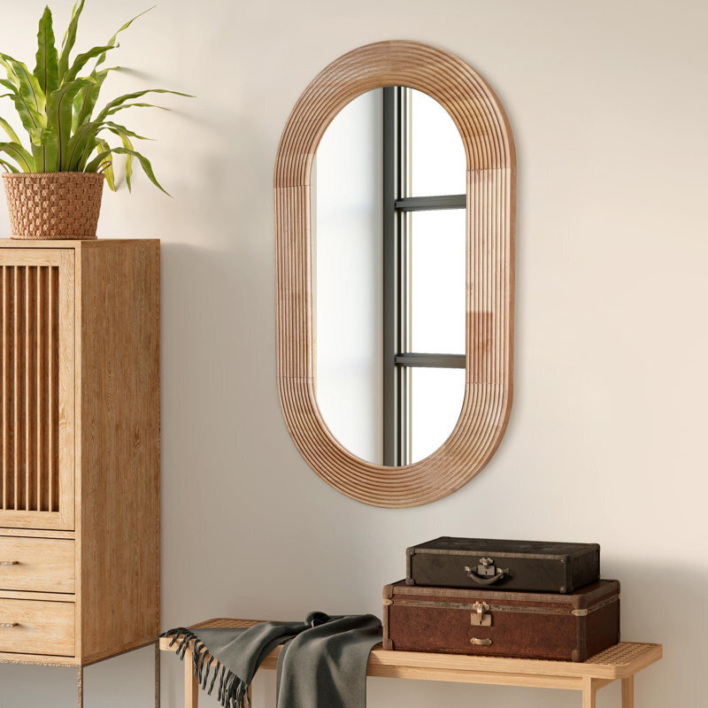 Wooden Wall Mirror Decor